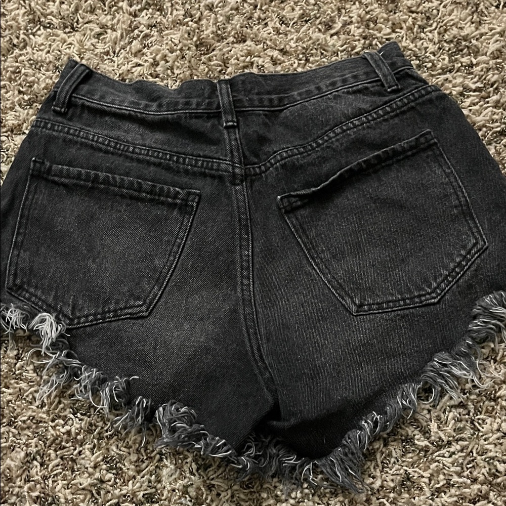 Stylish Black Denim Women Shorts